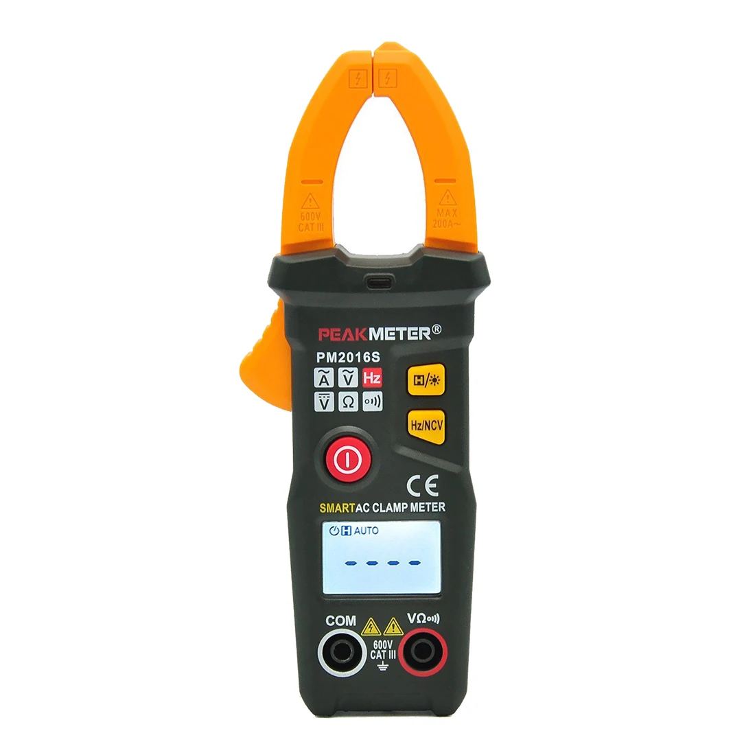 HHTL-PEAKMETER PM2016S Smart Mini Size Auto Ranging AC Digital Clamp Multimeter