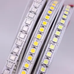 5 м Светодиодные ленты 5050 DC12V 24 В 120 светодио дный s/М гибкий Светодиодные ленты освещения RGB/теплый белый/белый 5050 светодио дный высокая