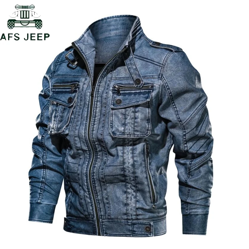 

Military Tactical Leather Jacket Men Vintage Motorcycle Biker Faux Pu Leather Jacket Coat Windbreaker Warm Pilot jaqueta couro