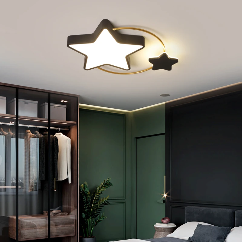 

LICAN Modern LED Ceiling Lights for Living room Bedroom 110V 220V Lustre avize Ceiling Lamp for home