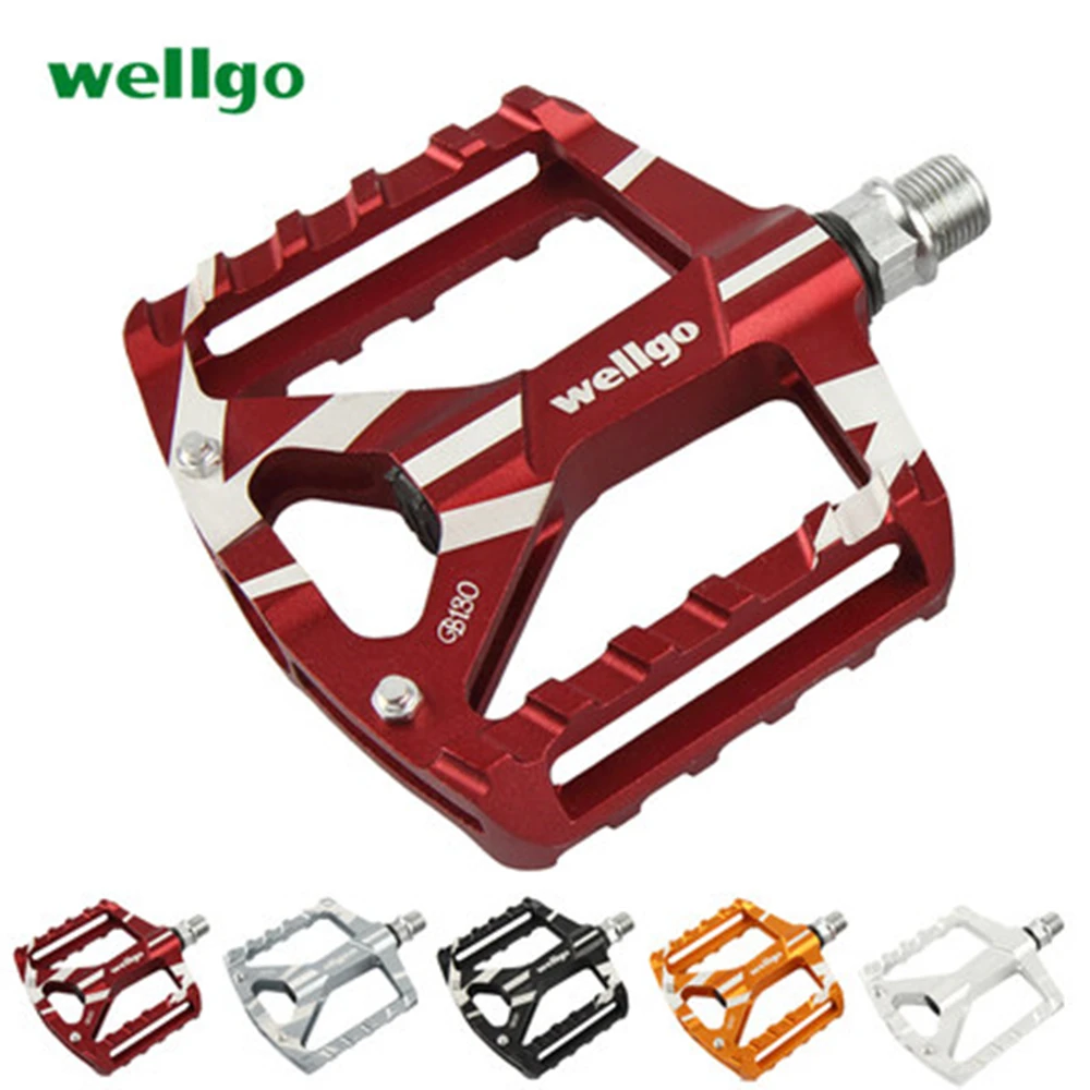 

Wellgo B130 MTB Road/Trekking/City mountain Bike bicycle Pedal 2 DU Bearing Pedal Riding parts cycling cheap pedal DH