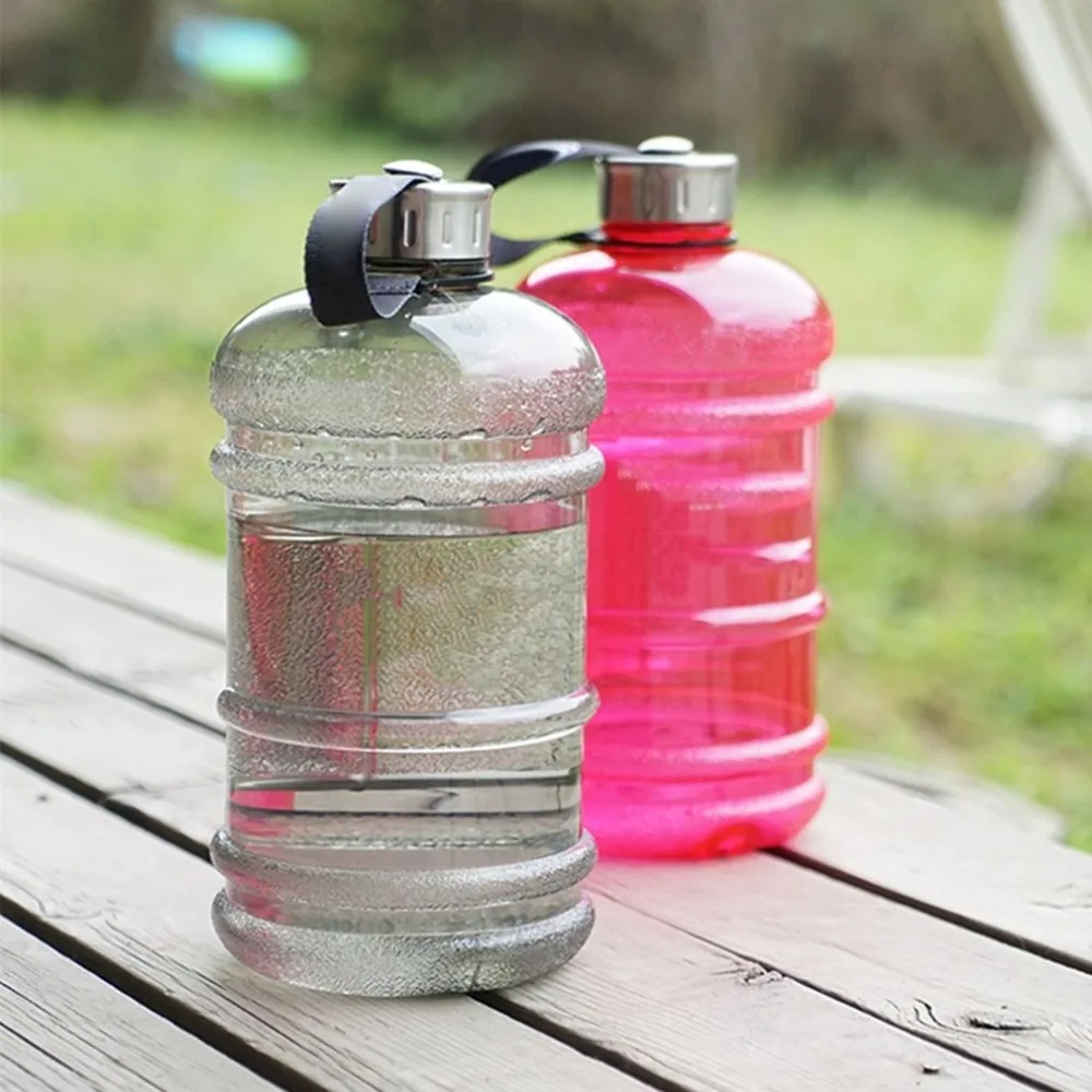 2.2L كبيرة كبيرة المياه زجاجة سعة كبيرة غلاية في الهواء الطلق الرياضة رياضة اللياقة البدنية المياه زجاجة للتدريب التخييم تشغيل