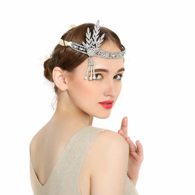 1920s pearl headpiece