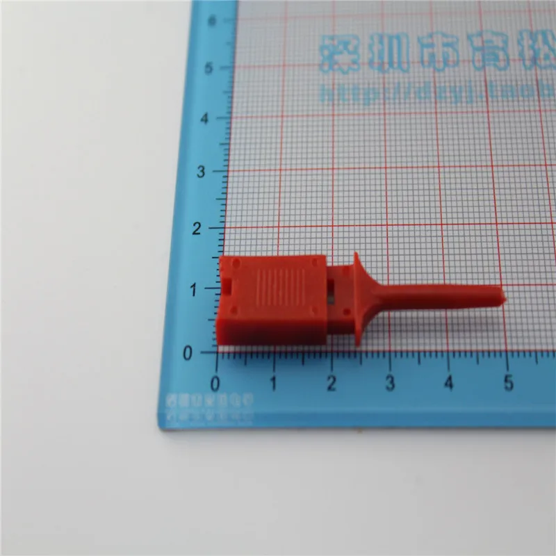 

Hot sale Free shipping Red logic analyzer clips test clip connection lines hooks