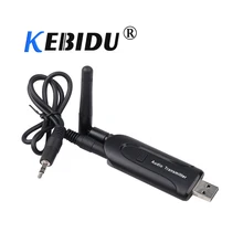 Kebidu 3,5 мм Jack аудио дважды декодирования передатчик Bluetooth 4,0 адаптер Беспроводной аудио передатчик для ТВ PC Aptx