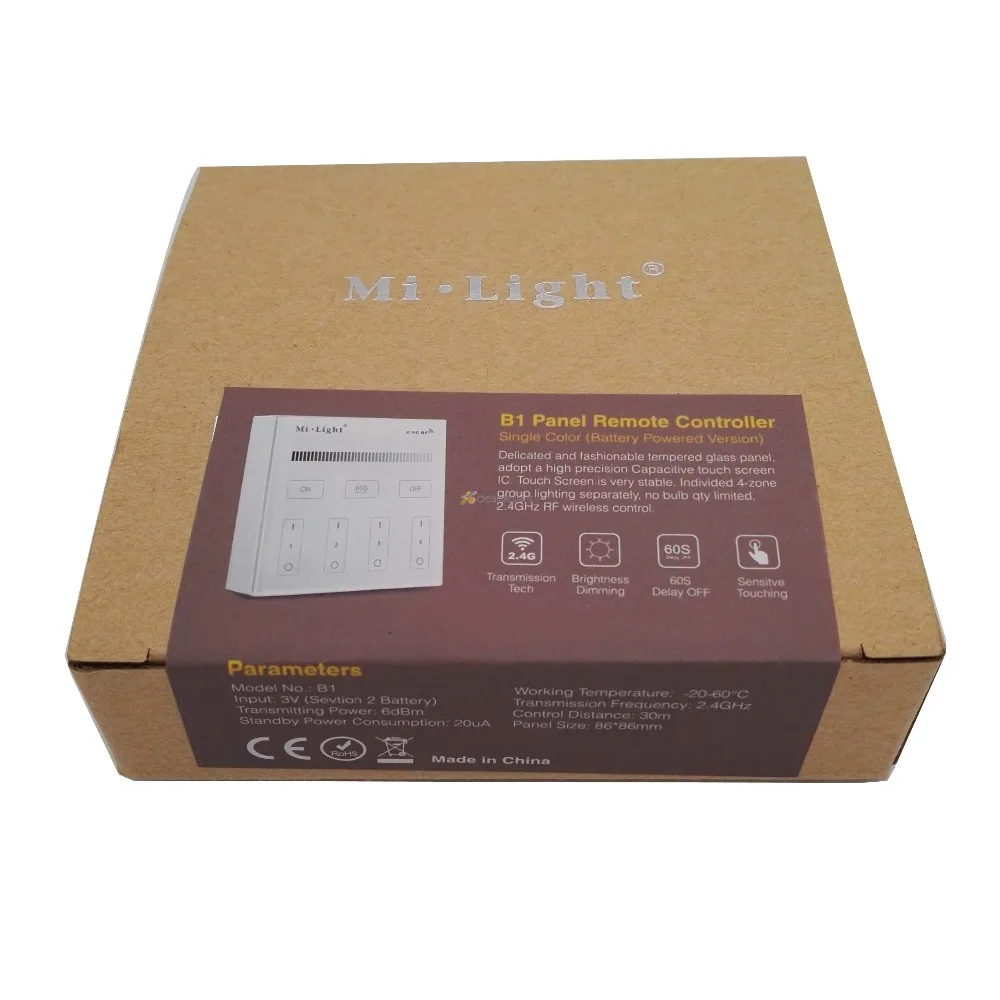 Mi.Light Smart Touch Panel Controller T1 T2 T3 T4 B1 B2 B3
