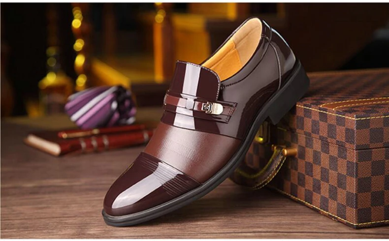 Men's Business Shoe Oxfords For Mens Shoes Casual Mens Dress Shoes' Breathable Oxfords Formal Shoe Men Casual Shoes Plus Size 48 (5)
