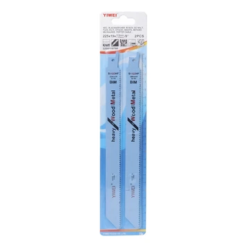 

2Pcs/Set BIM 9" Reciprocating Sabre Saw Blade S1122HF for Metal Wood Cutting Tool