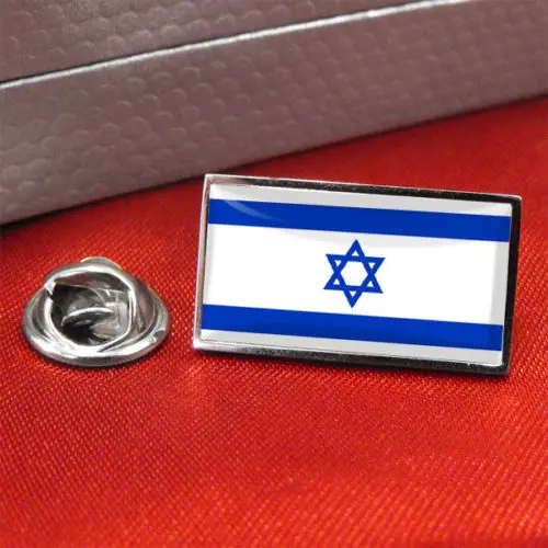 Низкая цена Флаг Израиля отворот значок галстук Pin высокое качество на заказ