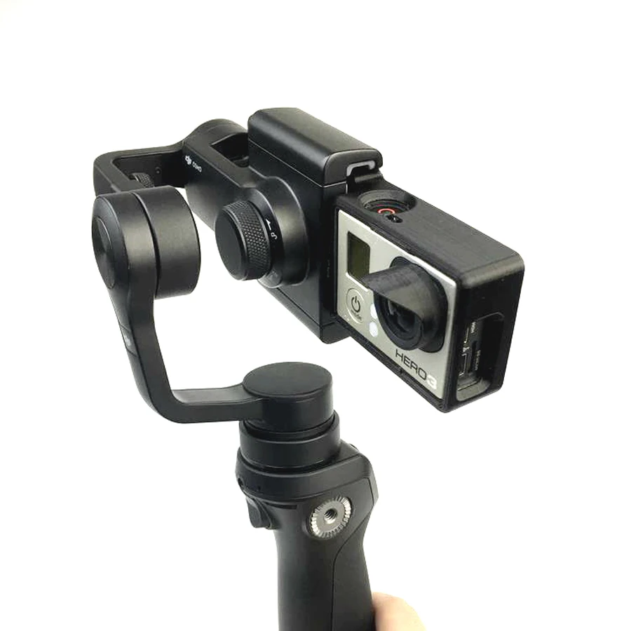 Осмо мобильный Gimbal отложным воротником Gopro3 3+ 4 адаптер переключатель Монтажная пластина Камера Защита от солнца Тенты для GoPro Hero Камера DJI осмо Zhiyun Z1-Smooth