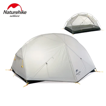 

Naturehike Tourist Hiking Ultralight Tent 2 Person Waterproof 20D Silicon Double Layer 3 Season Outdoor Camping Tents NH17T007-M