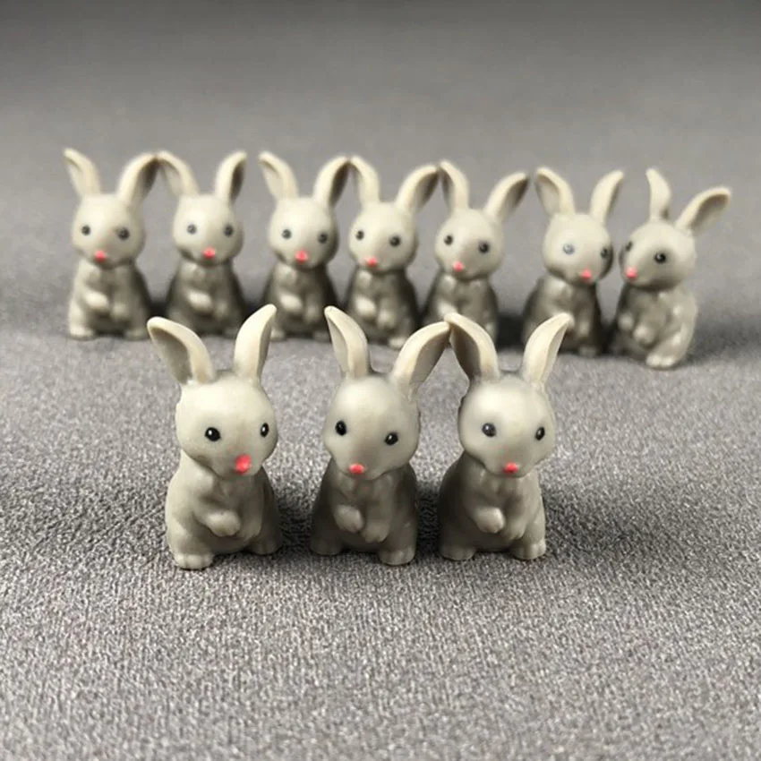 5Pcslot Toy Legoingly City Animals Zoon Rabbits Building Blocks Blocks Figure MOC Accessories Part Model Kits Toys for Children (8)