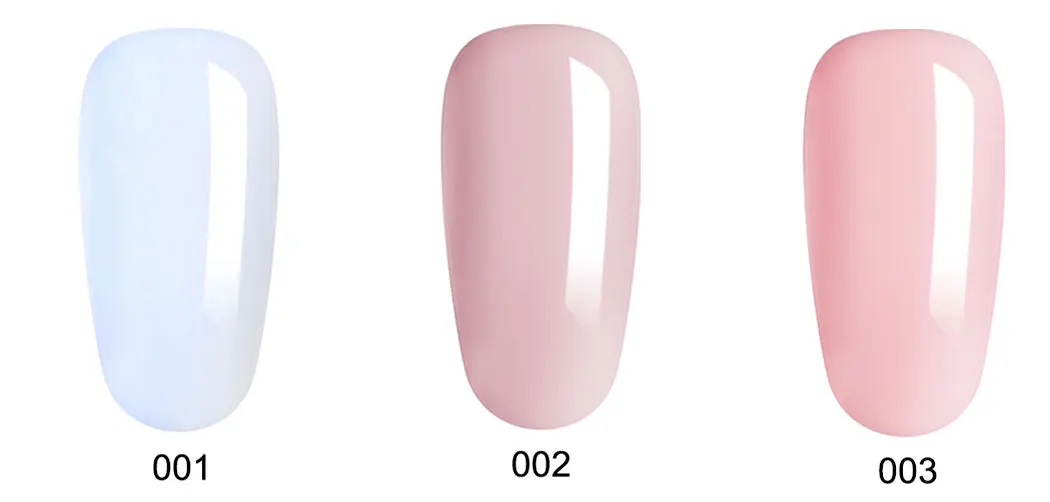 HNM 30 мл полигель Кристалл строительный лак французские кончики акриловый гель телесного цвета прозрачный розовый цвет расширение формы ногтей профессиональная ручка