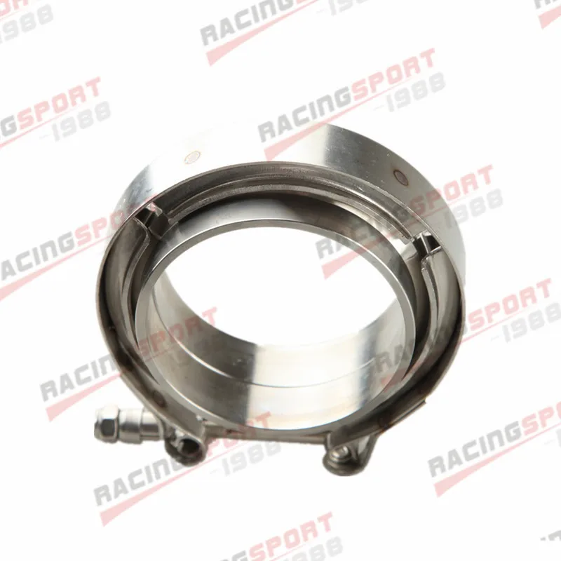 

3" V-Band Vband Clamp CNC Stainless Steel Flange Flanges Kit Turbo