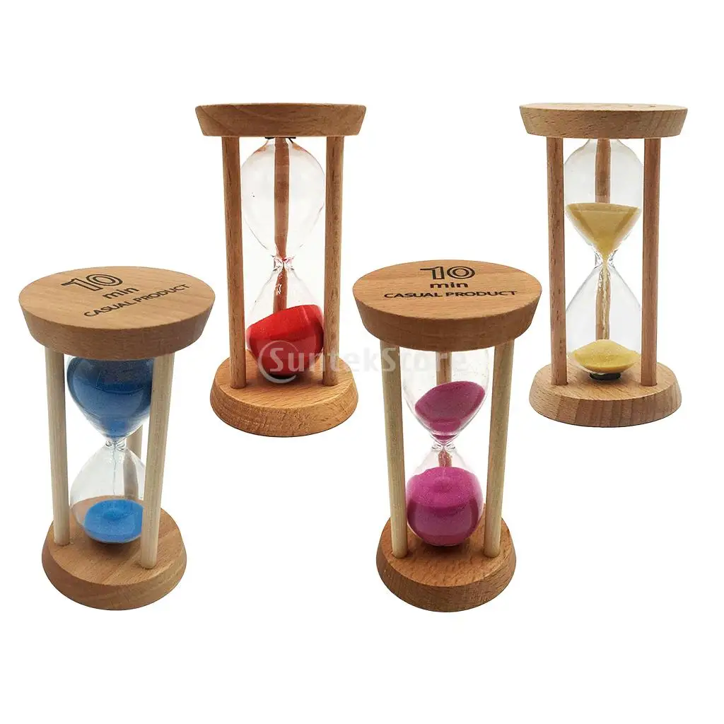 10 Min Crystal Glass Hourglass Sand Timer Clock Glass European Style