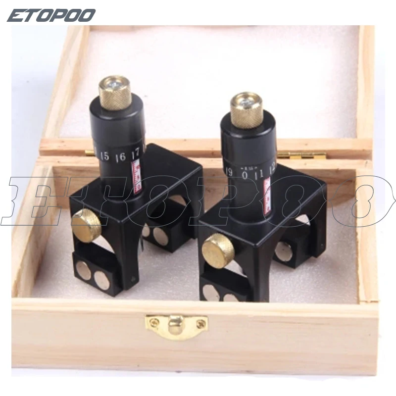 

2Pcs/Set Adjustable Magnetic Planer Knife Blade Setting Device Jig Height Setter Tool
