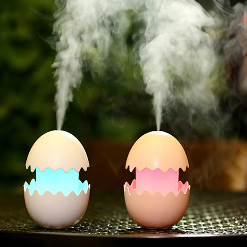 

100ml Humidifier Aroma Air Humidifiers 5V USB Ultrasonic Mist Maker funny Egg LED light Essential Oil Diffuser for home