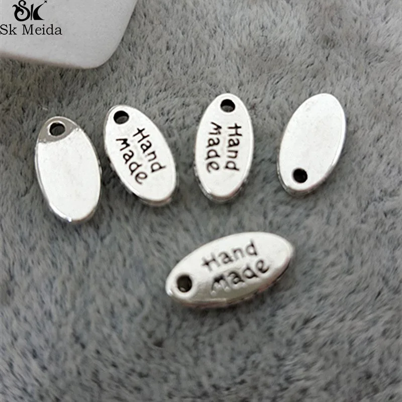 1000Pcs Hand Made Plate Connectors Metal Crafts Silver color Connector