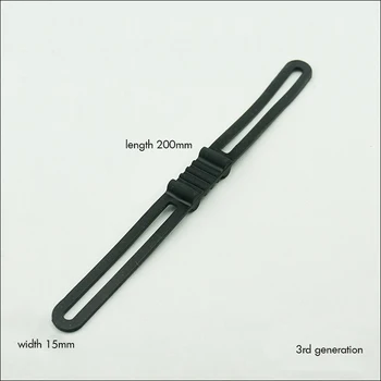 

1 PCS 200mm Cycling Bike Bicycle Silicone Band Elastic Strap Bandage Flashlight Mount Holder Bike Light Holder Multi Colors