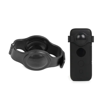 

Sunnylife Fisheye lens protector camera len case cover for insta360 ONE X camera buckle design scratch-proof silicone