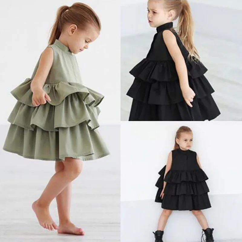 

Kid Party Pageant Princess Tutu Dresses Hot Summer Baby Girls Clothes Outfits Clothes Ball Gown Baby Girls Clothing