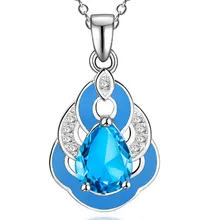 Высокое качество серебряные ювелирные изделия цепи ожерелье кулон WN-1682