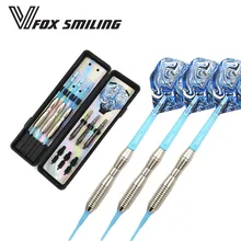 Лиса улыбается профессиональный электронный мягкий наконечник Дартс 18 г 15 см Дартс с нейлон сплав вал 5 цветов