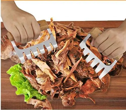 2 шт. барбекю для говядины гриль приготовления мяса медведя Измельчающие когти
