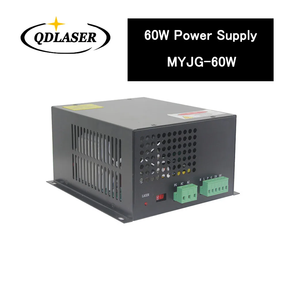 60W CO2 Laser Power Supply for CO2 Laser Engraving Cutting Machine MYJG-60W
