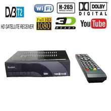 DVB-T2 DVB-T H.265 HEVC Digital HD Satellite TV Receiver Supports Dolby Youtube DVB T2 T MPEG-2 TV Tuner Box With Romote Control
