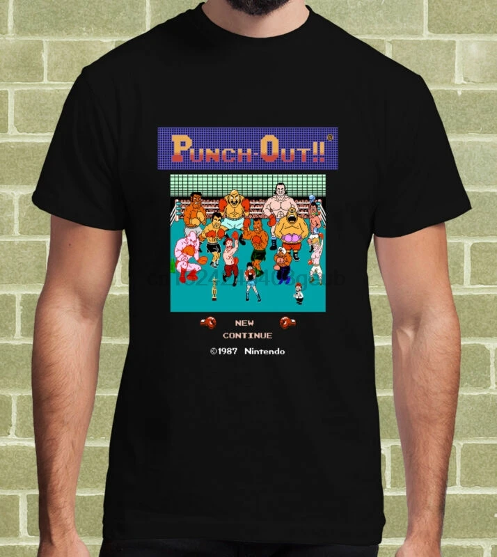 

PUNCH OUT!! VIDEOGAME ARCADE 1987 T-SHIRT per Uomo e Bambino