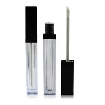 

MAANGE 5ML Mini Plastics Empty Little Clear Chapstick Lip Gloss Tube Lipstick Balm Bottle Container Cosmetic Bottle White