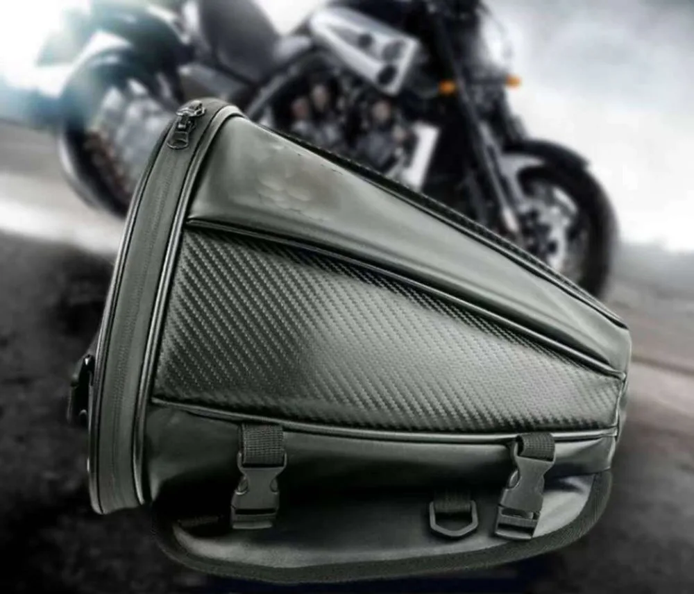 New Waterproof Motorcycle Tail Bag Multi functional Durable Rear