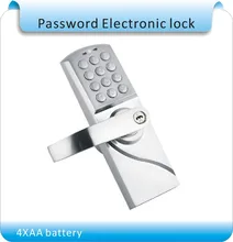 DIY 4XAA battery smart Password lock Electronic combination lock Wooden door Guard against theft lock