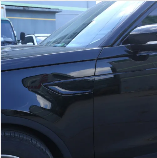 Рояль черный боковое крыло Накладка для Land Rover Дискавери 5 LR5 автостайлинг ASB авто аксессуары набор из 2 шт