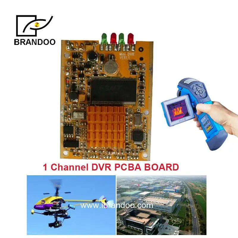 OEM language Mini video recorder board, 1 channel sd dvr, support RS232