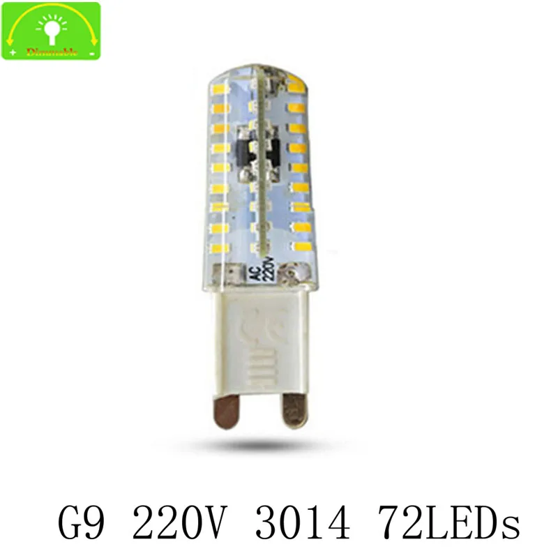 1X G9 светодиодный лампы AC 220V 3014SMD 24 48 Светодиодный 64 72 120 заменить 20 Вт 40 50 60