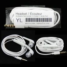 Универсальные наушники 3,5 мм наушники-вкладыши стерео наушники с микрофоном для сотового телефона для iPhone huawei наушники для хiaomi YL 100 шт
