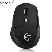 CARPRIE 2,4 ГГц Bluetooth Беспроводная игровая мышь перезаряжаемая черная серебряная геймерская мышь usb-приемник для портативных ПК Игр 90703