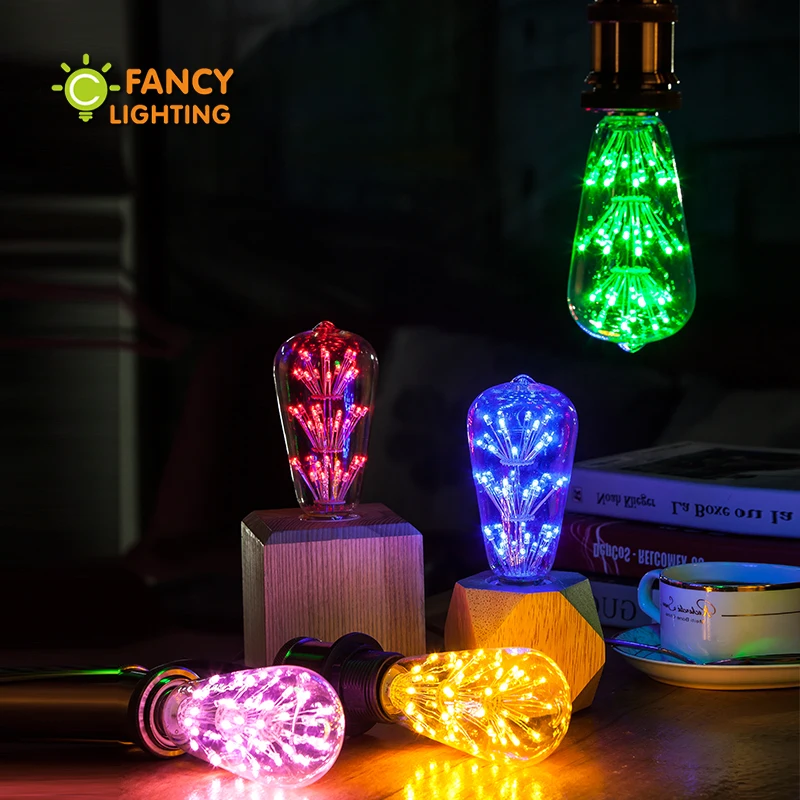 Светодиодная лампа звездное небо E27 110 В 220 3 Вт|lampada led|led light bulblight bulb |