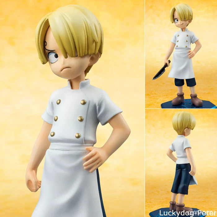 One Piece Young Sanji Action Figure 1/10 scale painted figure Childhood
