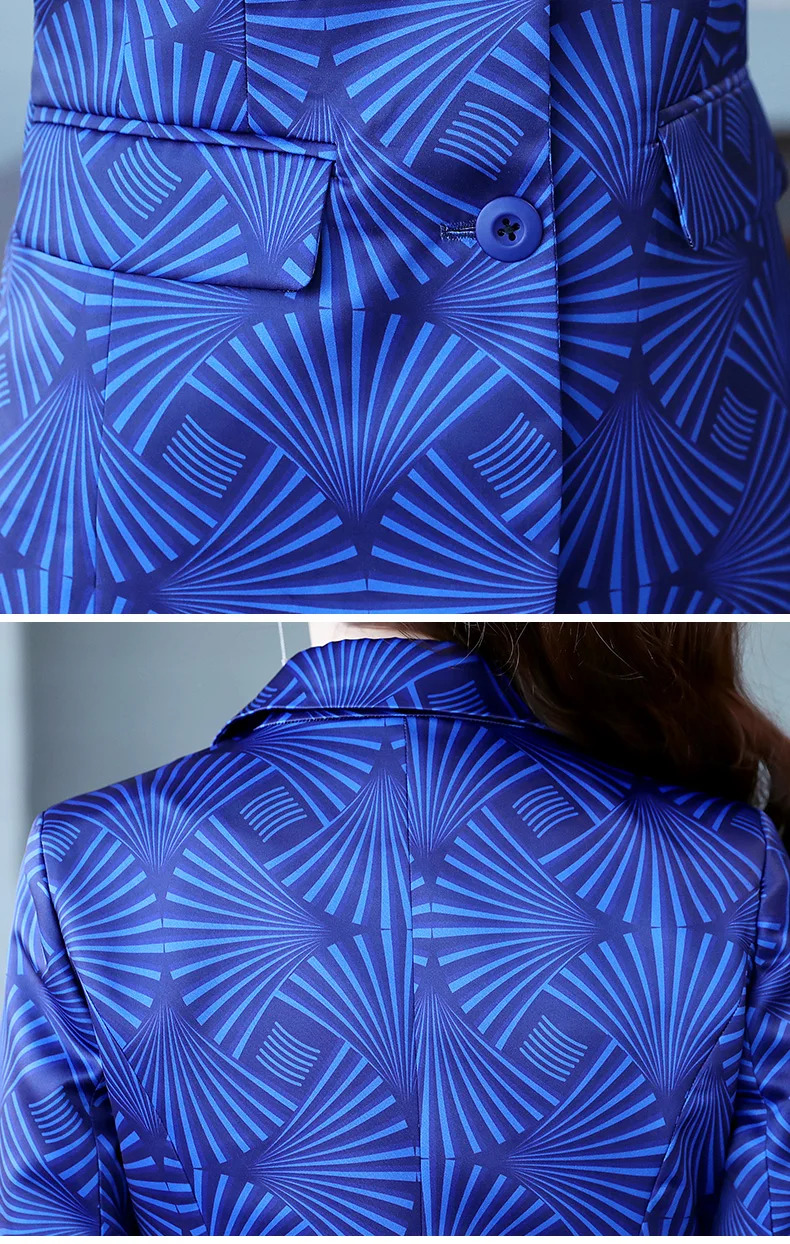 Suit female new 2018 autumn suit woman two-piece fashion temperament office small suit + casual slim pencil nine pants Women's Sets