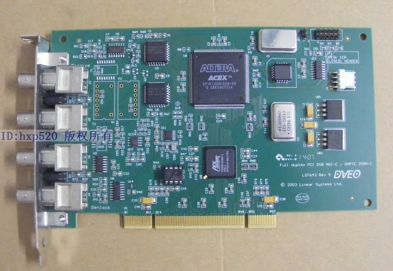 DVB ASI stream output card DVEO LS7643 full duplex PCI DVB ASI C four DVB ASI stream output card DVEO LS7643 full duplex PCI DVB ASI C four