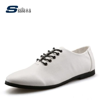 

Male Casual Shoes Soft Footwear Classic Men Oxfords Leather Shoes Flats Wearable Comfortable Shoes AA20306