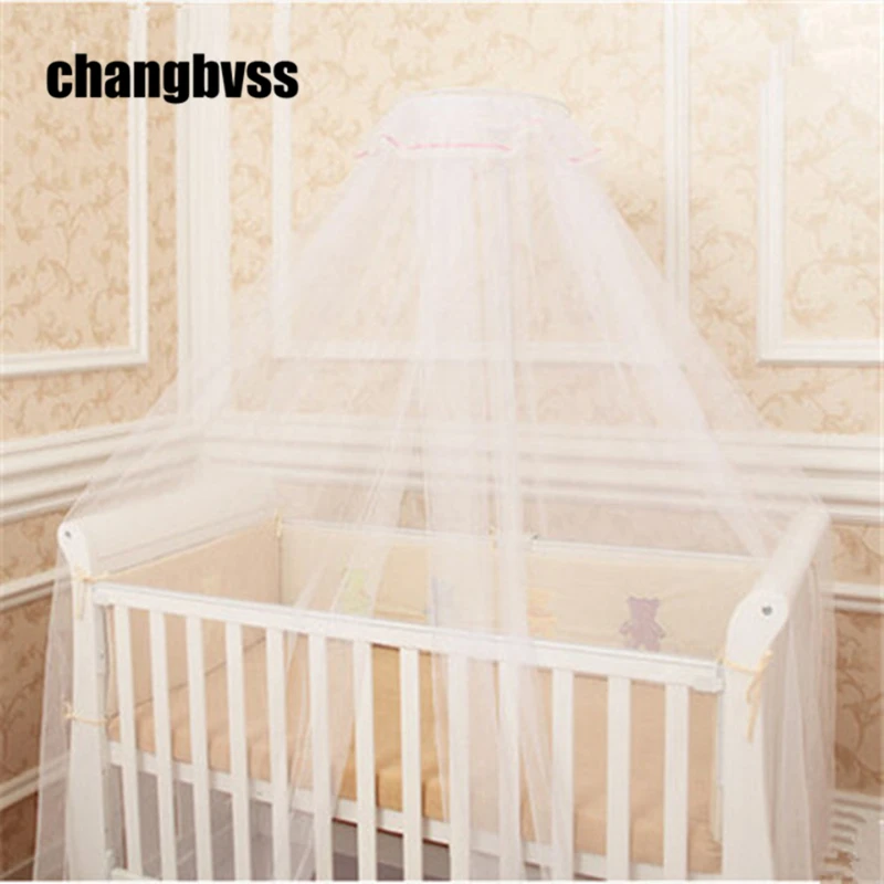 

White Pink Yellow Blue Baby Infant Crib Netting Baby Kids Children Toddler Bed Crib Canopy Netting Cortina Para Cama Dossel