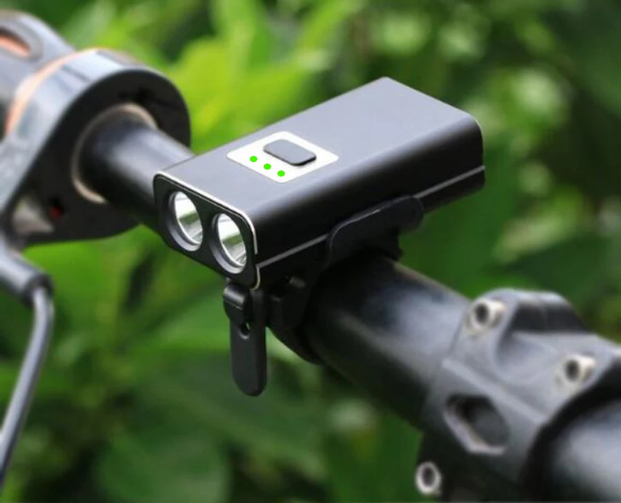 Sale BATFOX Bicycle Light  2*T6 LED bike front light usb rechargeable bicycle 6 model waterproof cycling lights led bike Accessory 7