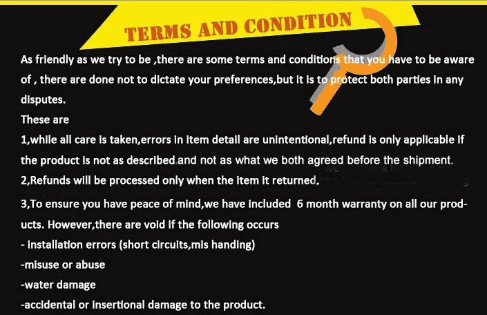 Terms and Condition
