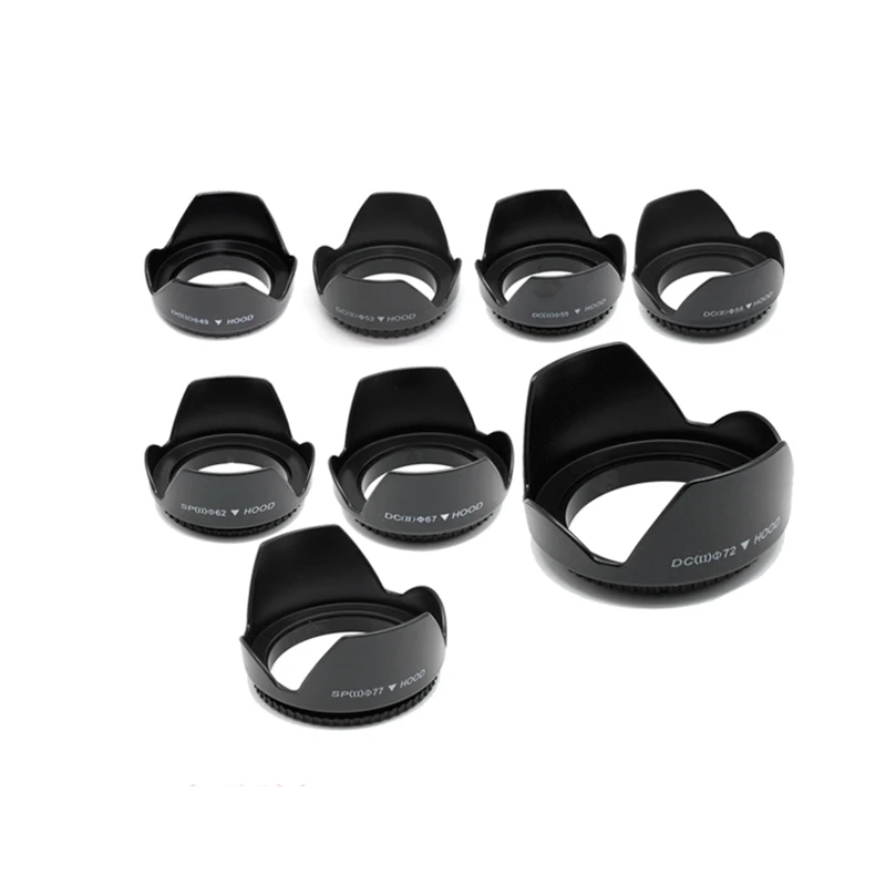 52mm Lens Hood D3200 D3100 D5200 D5300 Camera Lens Hood 52mm