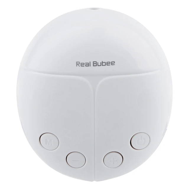 Real Bubee Double Electric Breast Pump With Milk Bottle Convenient USB PP BPA Free Powerful Breast Pumps Bottle Cold Heat Pad