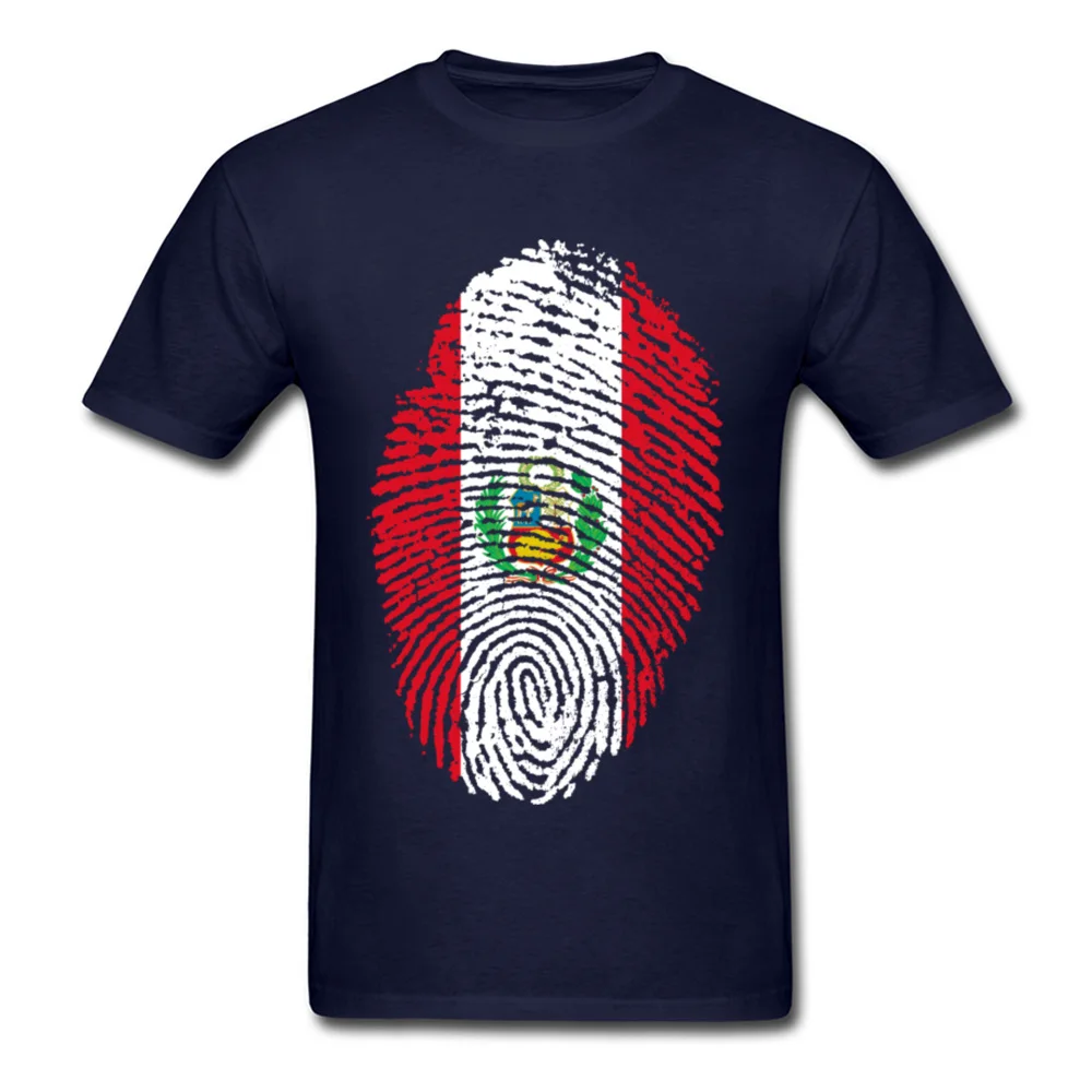 Peru Flag Fingerprint_navy